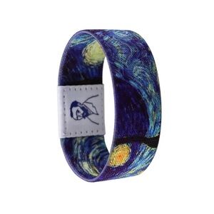 Classic Van Gogh Oil Painting Styles Wide Band Stretch Wristband Bracelet 18cm